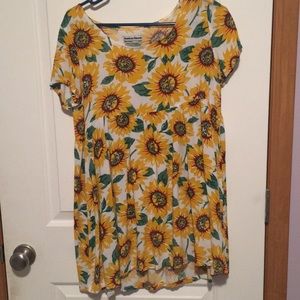 American Apparel Sunflower Babydoll Dress